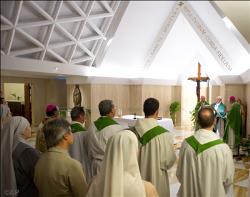 Escândalos com bispos, padres e leigos são uma vergonha para a Igreja ? o Papa na missa em Santa Marta