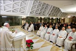 A fé é vitória ? o Papa na missa desta sexta-feira exortou os cristãos a não se darem por vencidos e a confiarem em Deus
