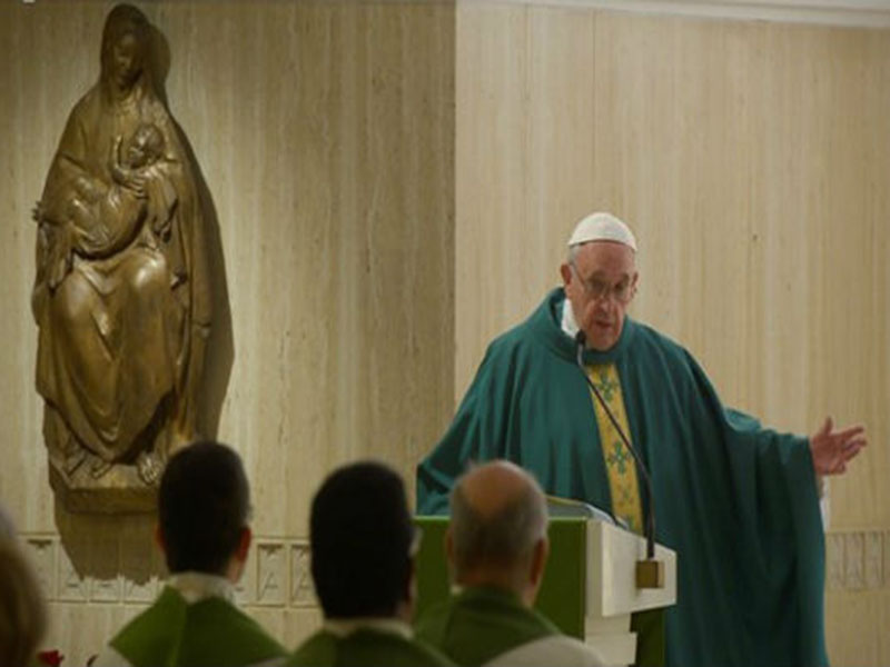 Onde está Jesus, não há lugar para a corrupção, diz Papa