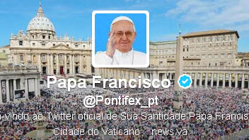 Twitter do Papa supera a marca de 11 milhões de seguidores